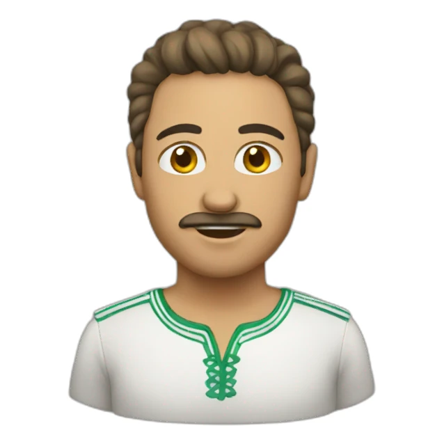 white mexican sticker