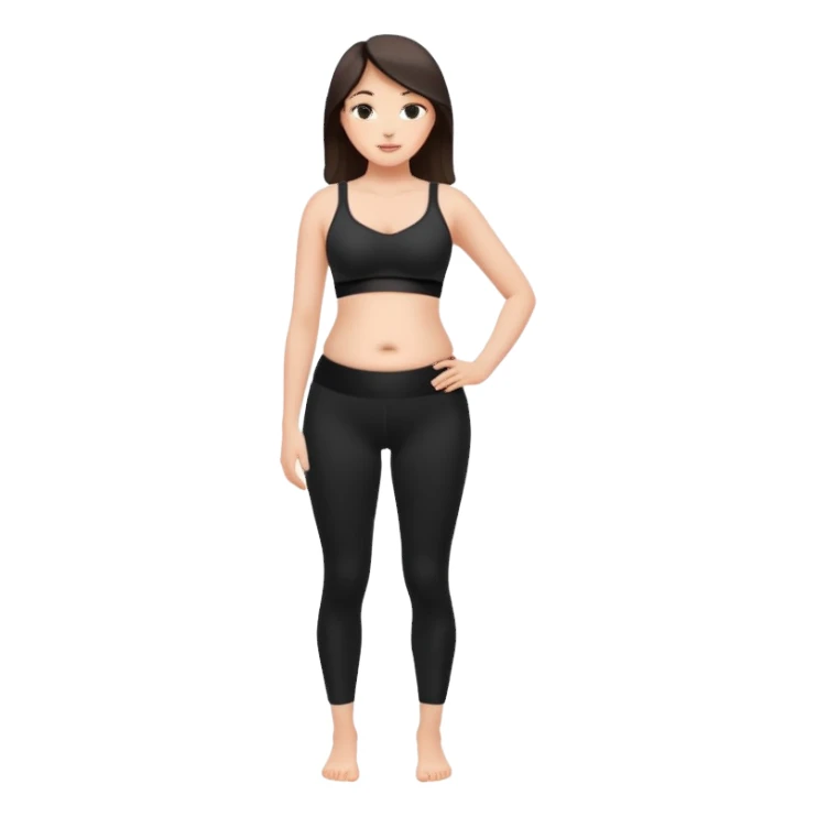 femme belly stuffing legging brassière  sticker