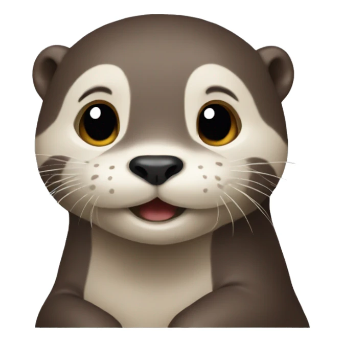 otter being otterly cute sticker