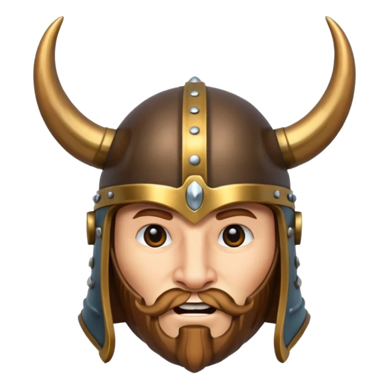 Viking helmet with horns sticker