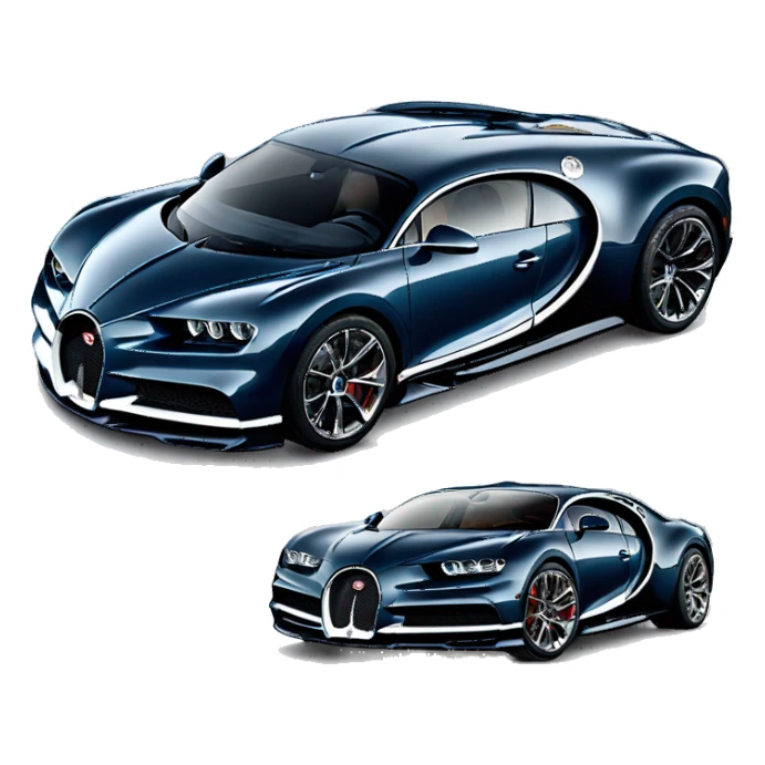 Bugatti Chiron car sticker