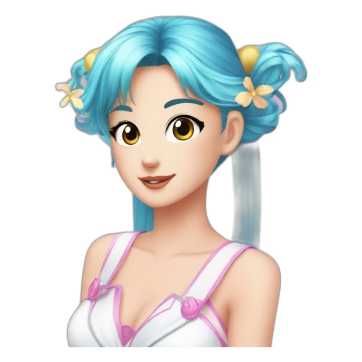 Bloom from Winx Club as Sailor Moon sticker