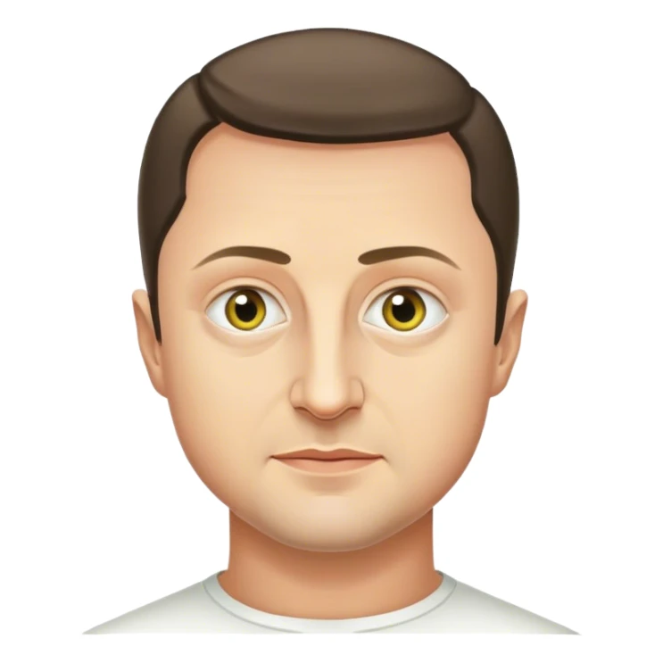 Photorealistic Vladimir Zelensky sticker
