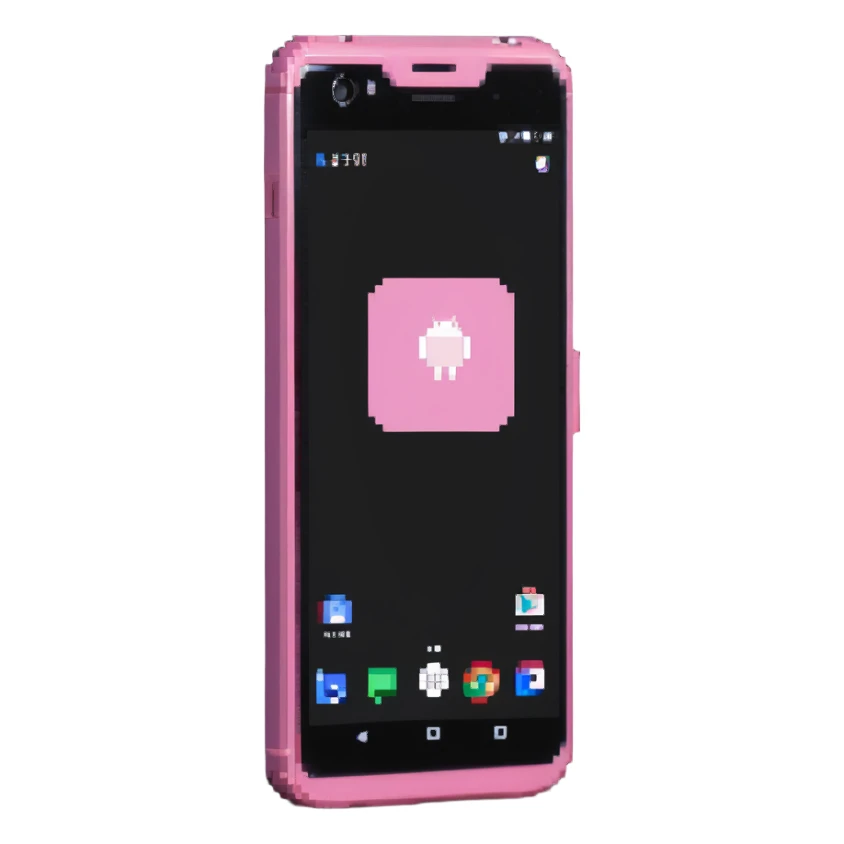 pink gothic smartphone sticker