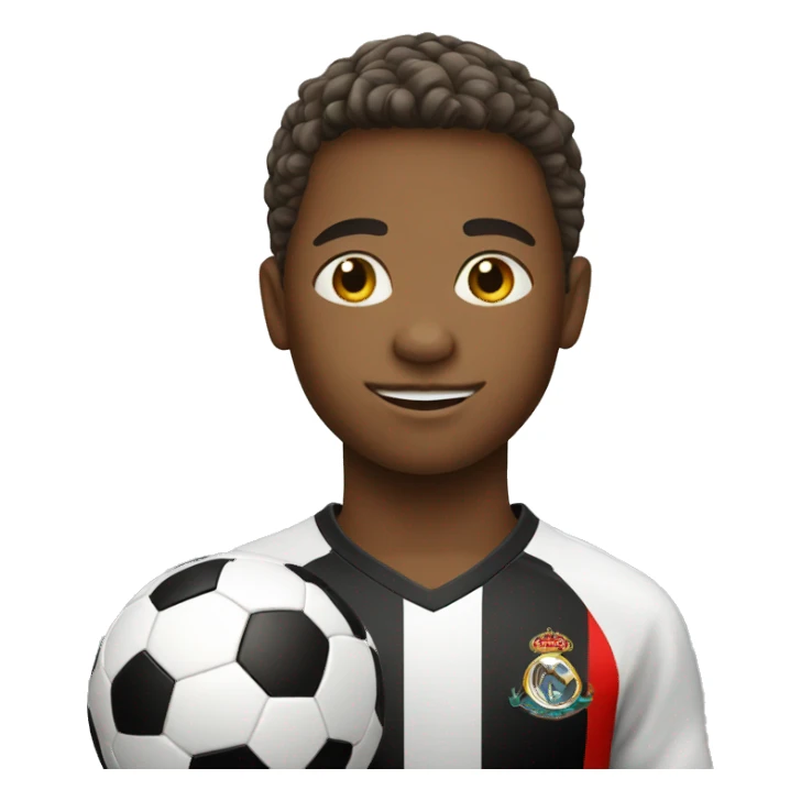 a soccer kid player with ball sticker