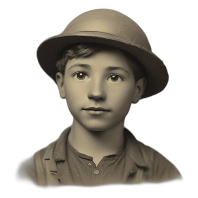 Miner Young 1900´s sticker