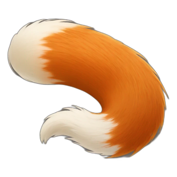 fox tail sticker