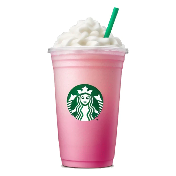 Starbucks pink coconut refresher  sticker
