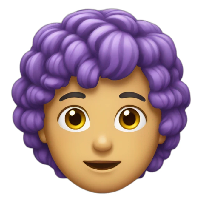 Multicolored heard sticker