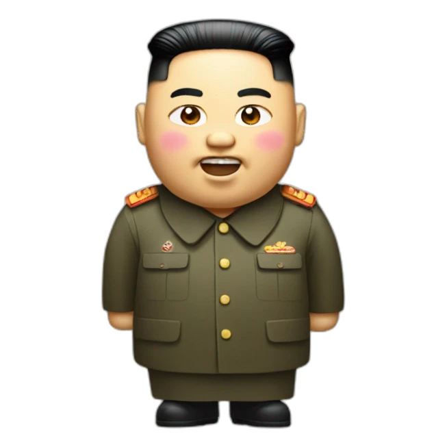 Kim jong un hamburger sticker