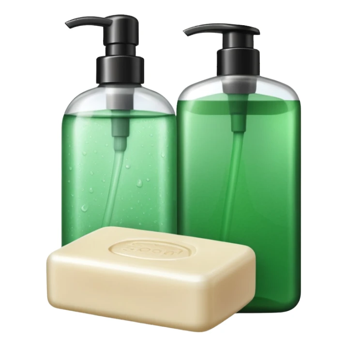 Soap and shampoo sticker