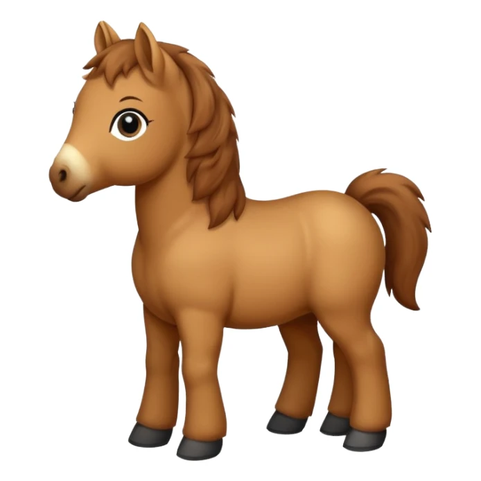 a baby horse sticker