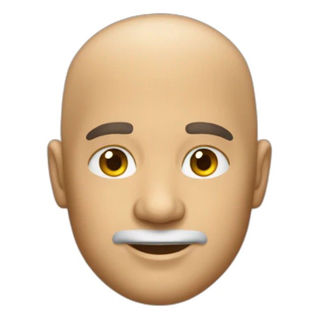 bald man ferrari hawaii sticker