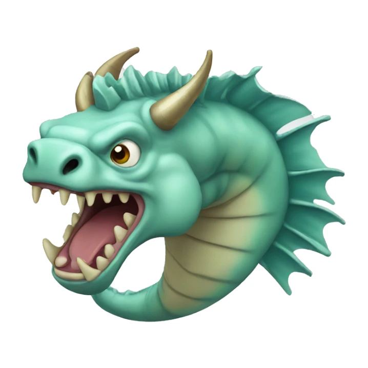 Angry hippocampus  sticker