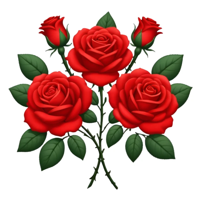 brasão com rosas condessa vermelha sticker