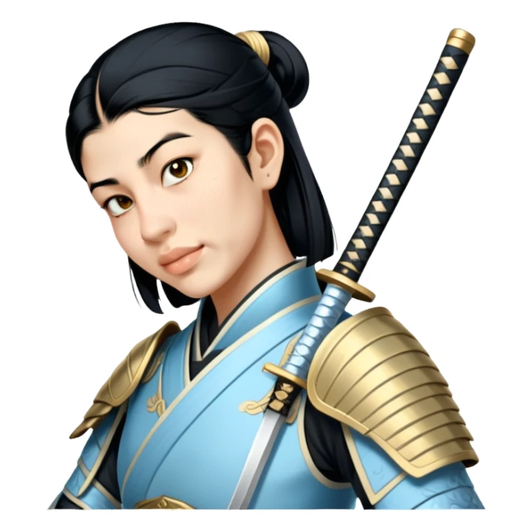 Elegant Samurai sticker