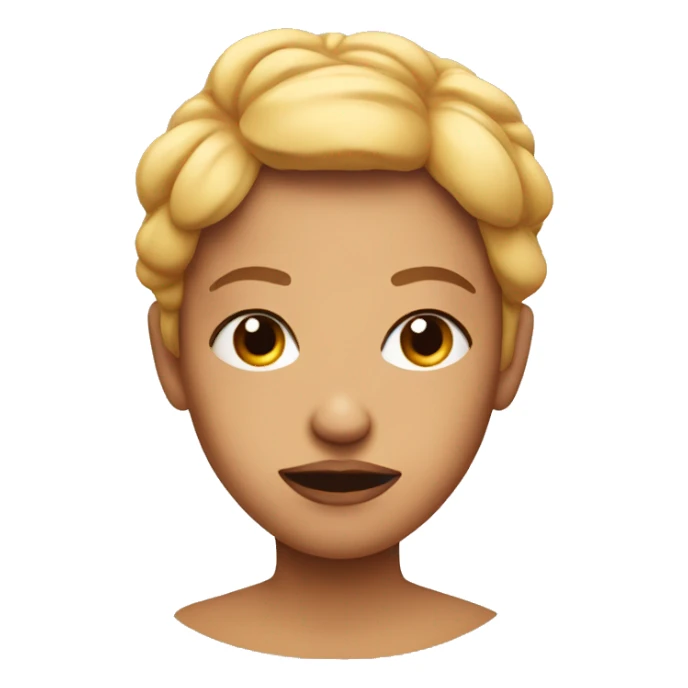 Emoji face with Resting bitch face sticker