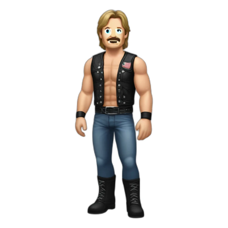 Roddy Piper WWE full body sticker