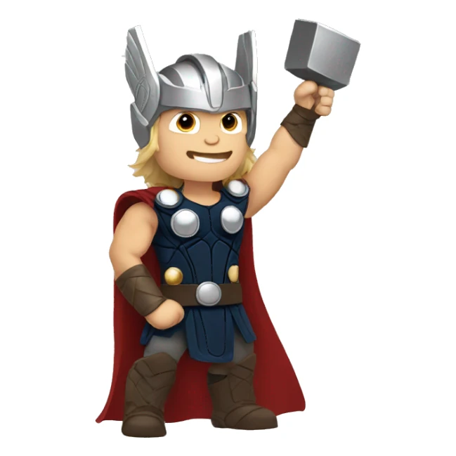 thor waving sticker