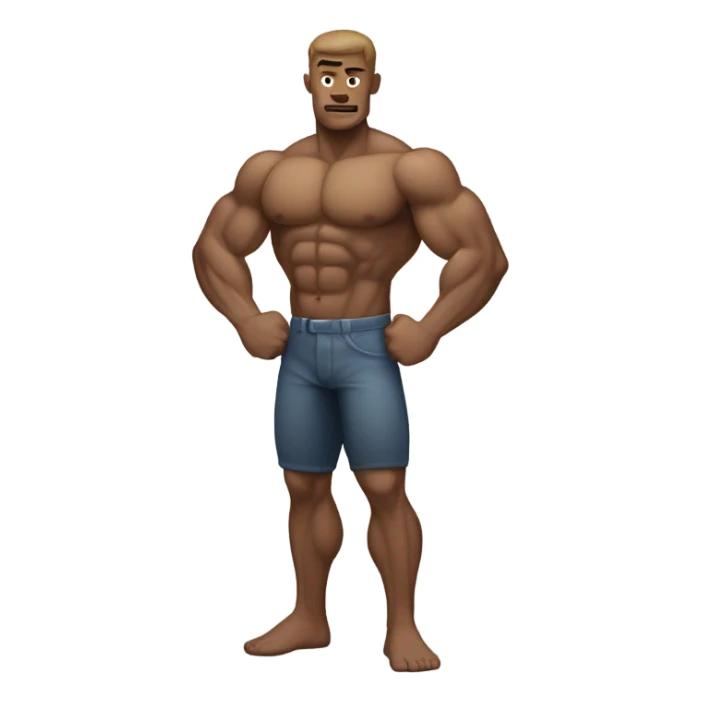 Invisible strong man  sticker