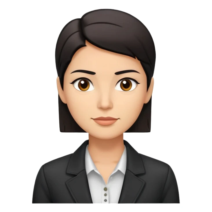 Attractive broad-shouldered Hispanic TV presenter, light brown complexion, square face with defined jawline, short straight black hair combed back with faded sides, friendly expression, black jacket with white buttoned shirt sticker