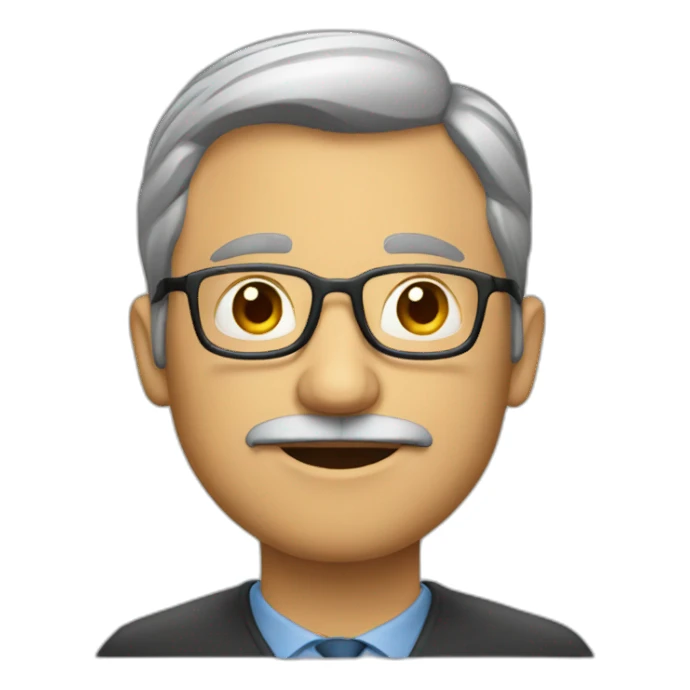 hombre profesor sticker