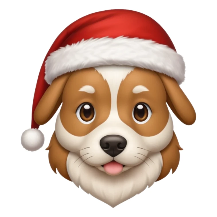 강아지 산타 sticker