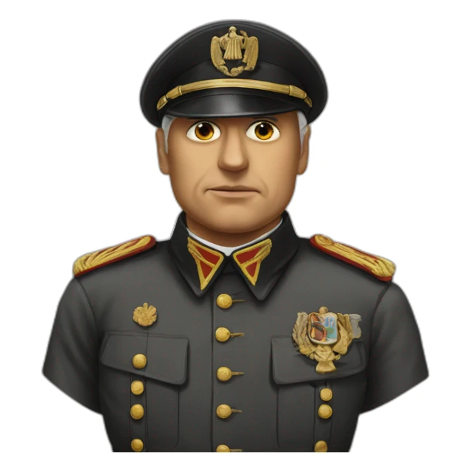 Mussolini sticker