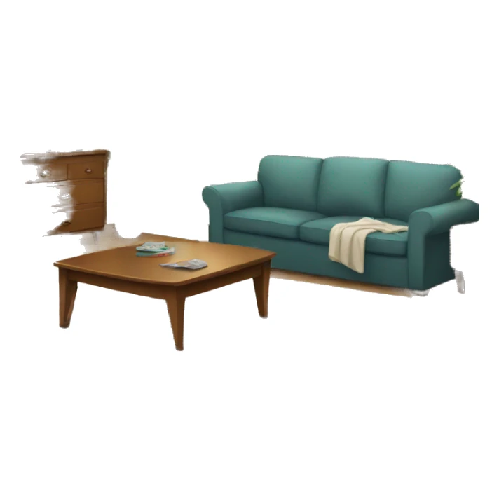 Living room w sticker