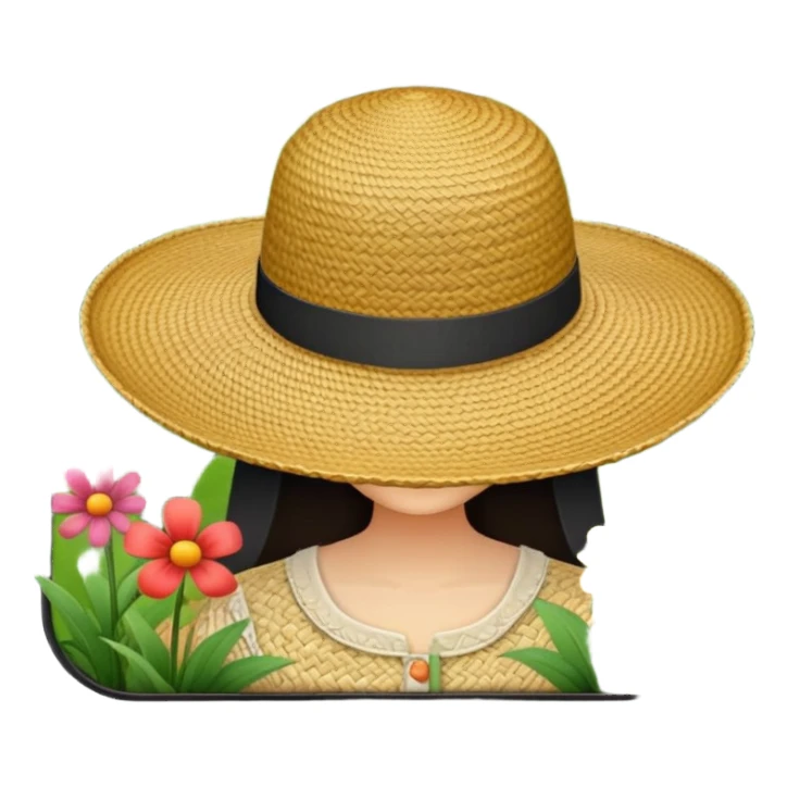 Шляпа в огороде sticker