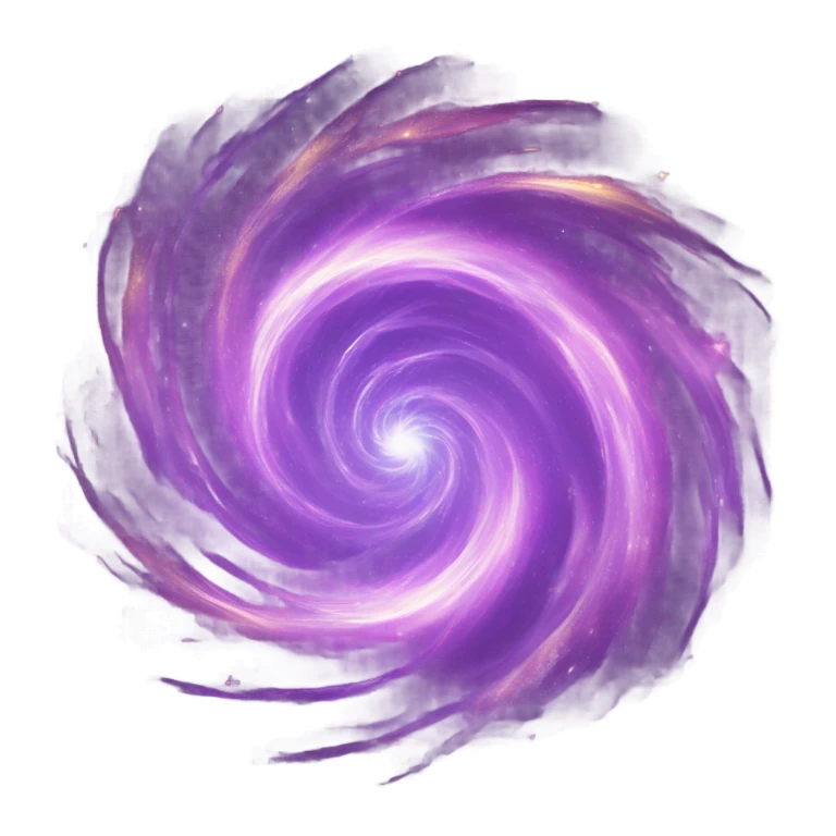Purple magic sticker