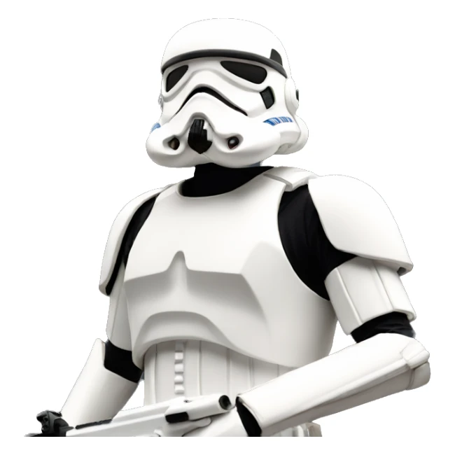 Storm trooper hablando sticker
