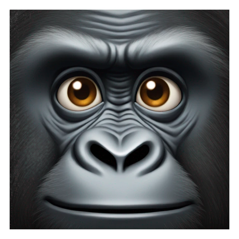 Gorilla with love eyes  sticker