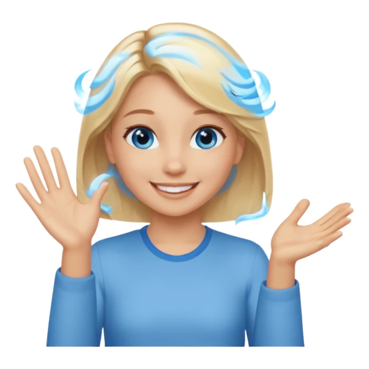Clapping Girl sticker