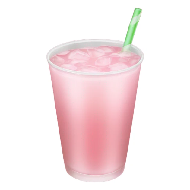 Light pink drink sticker