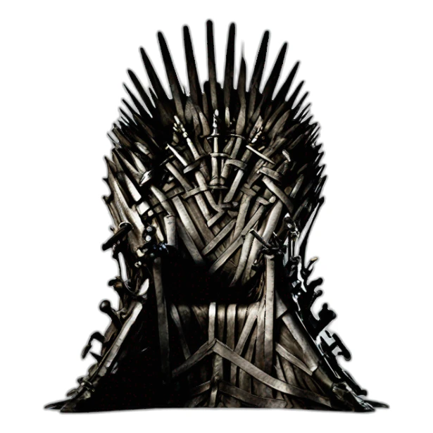 Iron throne sticker