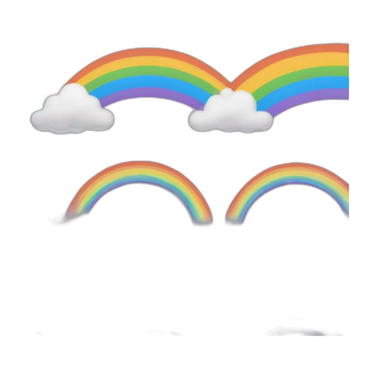 Arc en ciel couleurs sticker