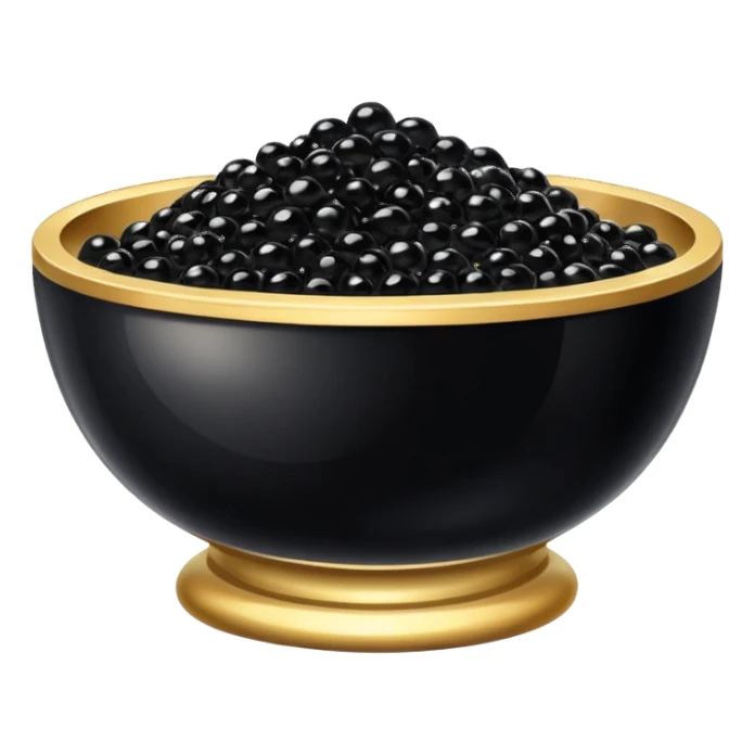 Cuenco con caviar sticker