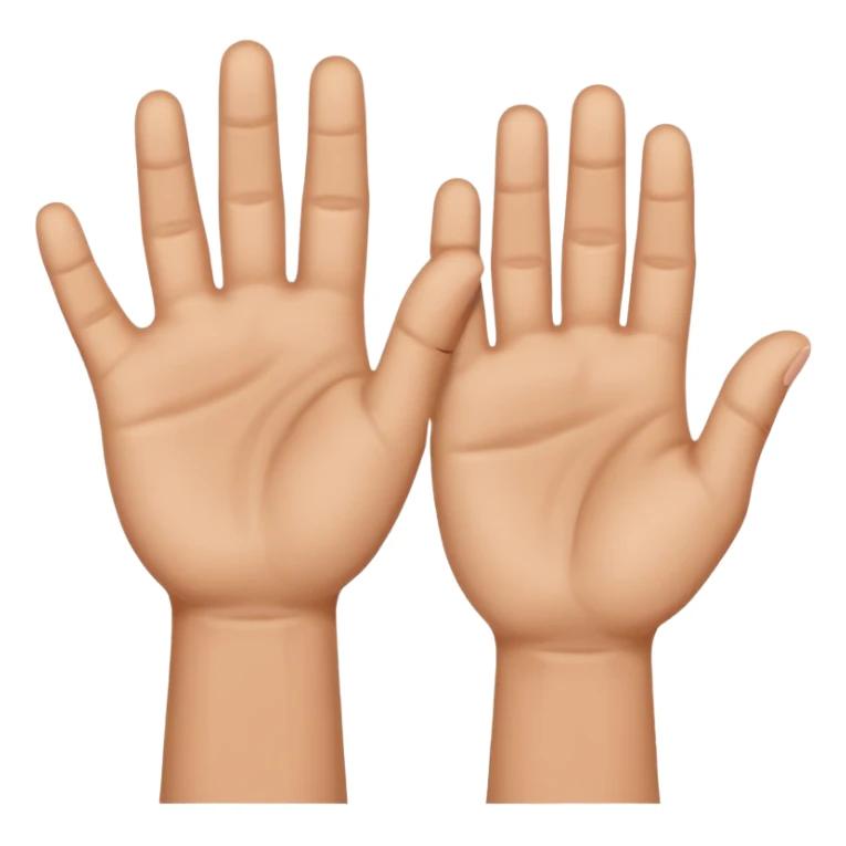 hands and hold up sticker