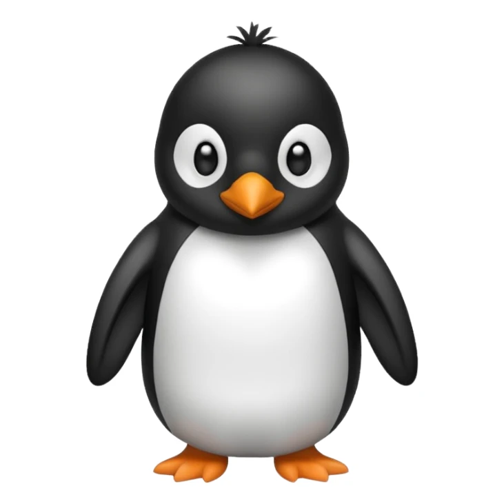 Pinguino con pillama sticker