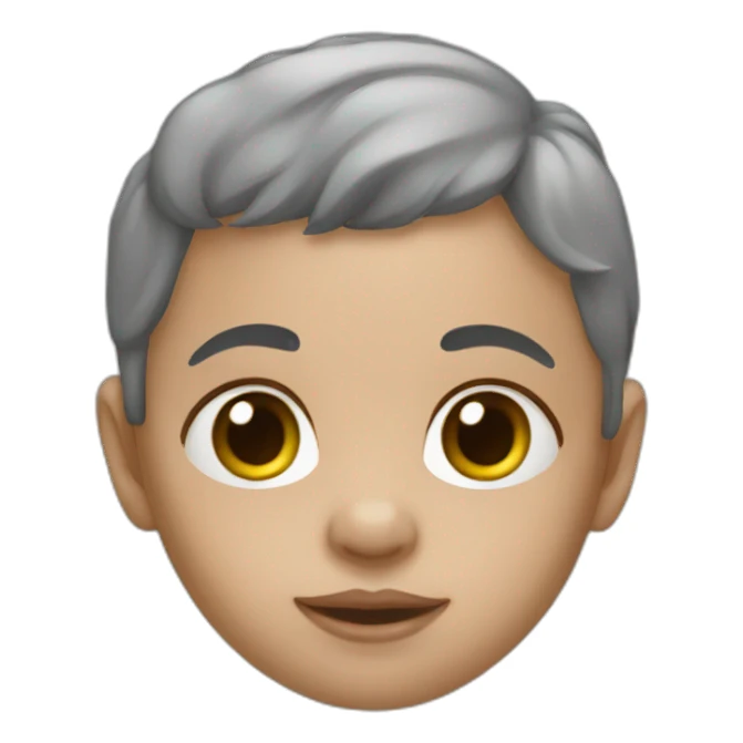 Newborn-grey-skin sticker