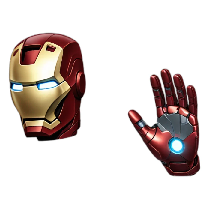 iron man qui claque des doigts avec le gant de l infini sticker
