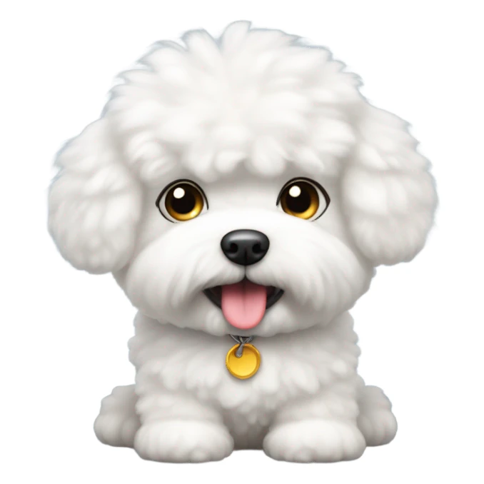 Bishon frize sticker