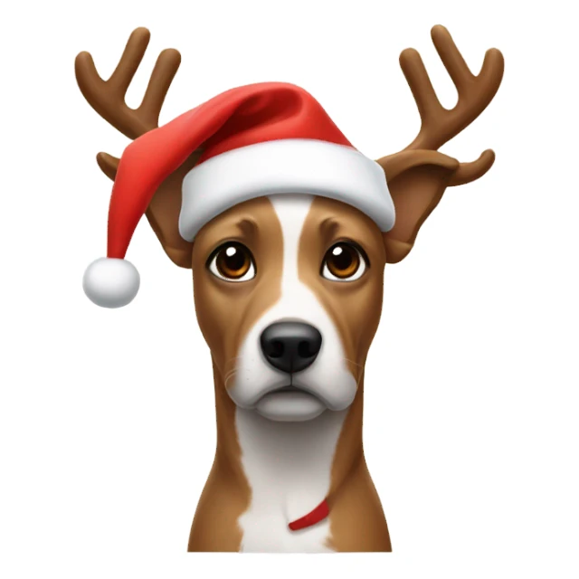 Dogs christmans sticker