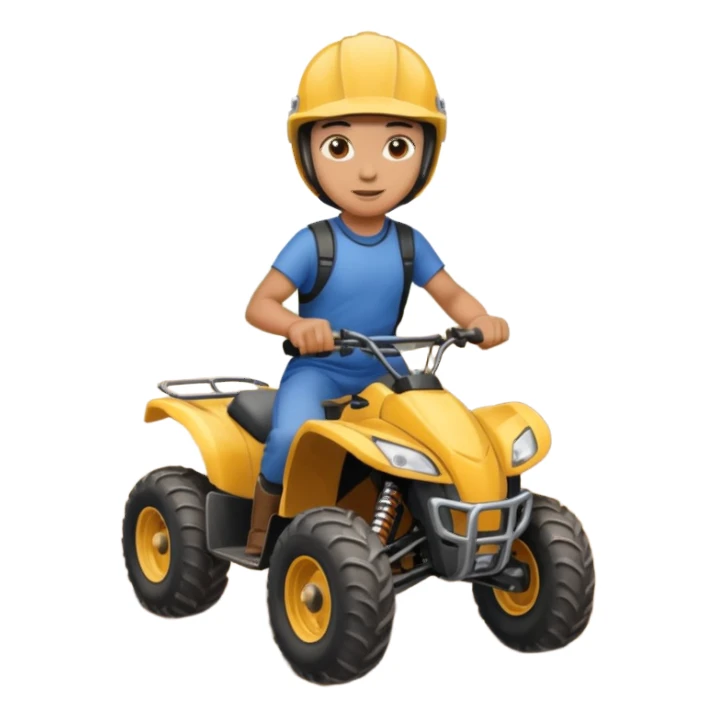 Four-Wheeler Rider sticker