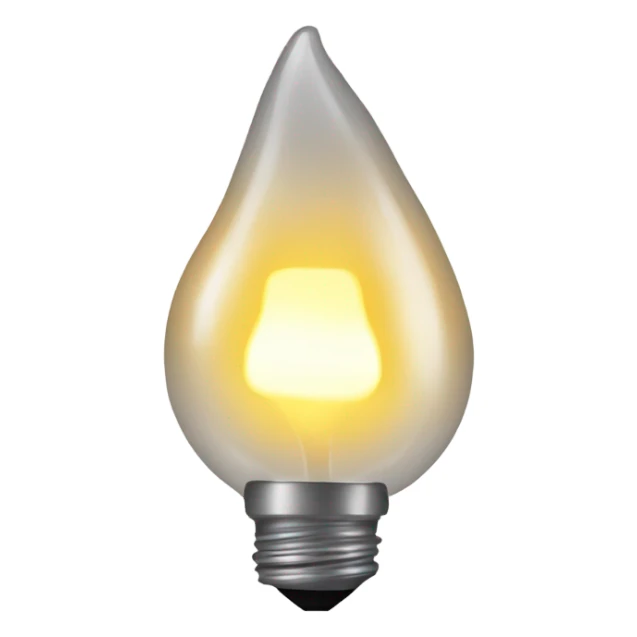 una bombilla de luz apagada sticker