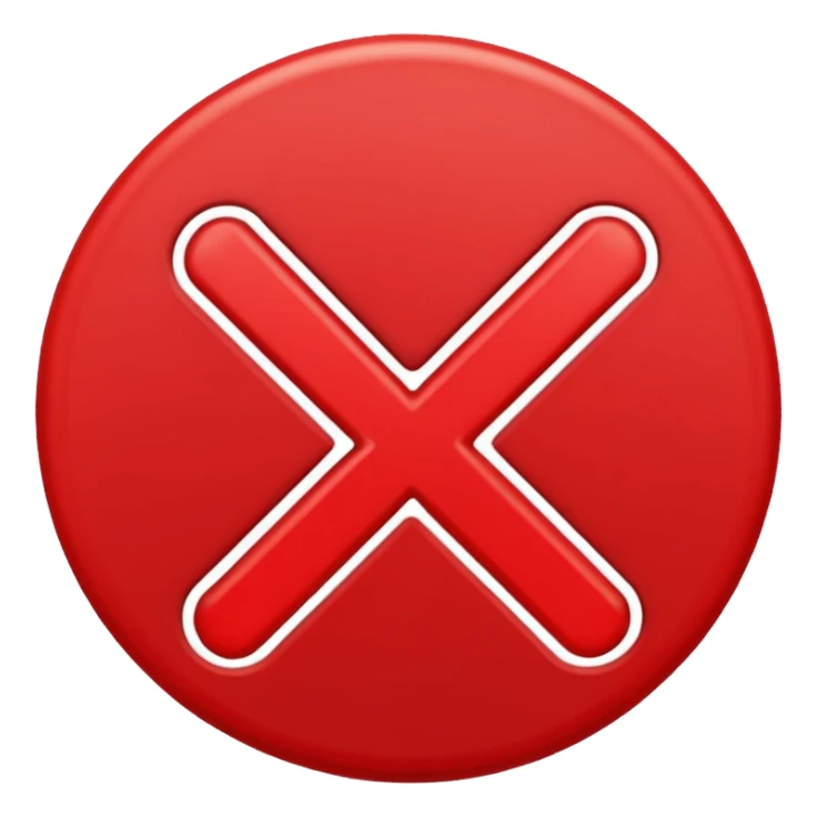 red circle crossed out sticker