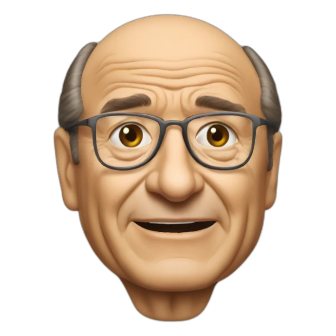 Chirac en colère sticker