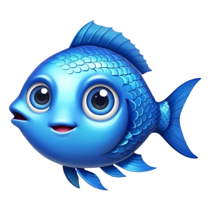 Fish with wide eyes sticker