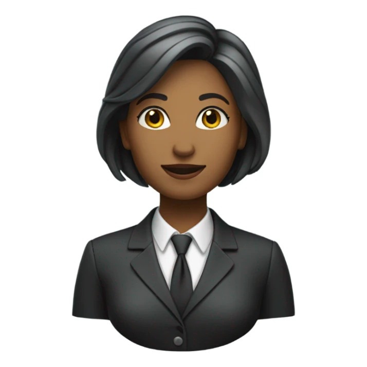 Female banker sticker